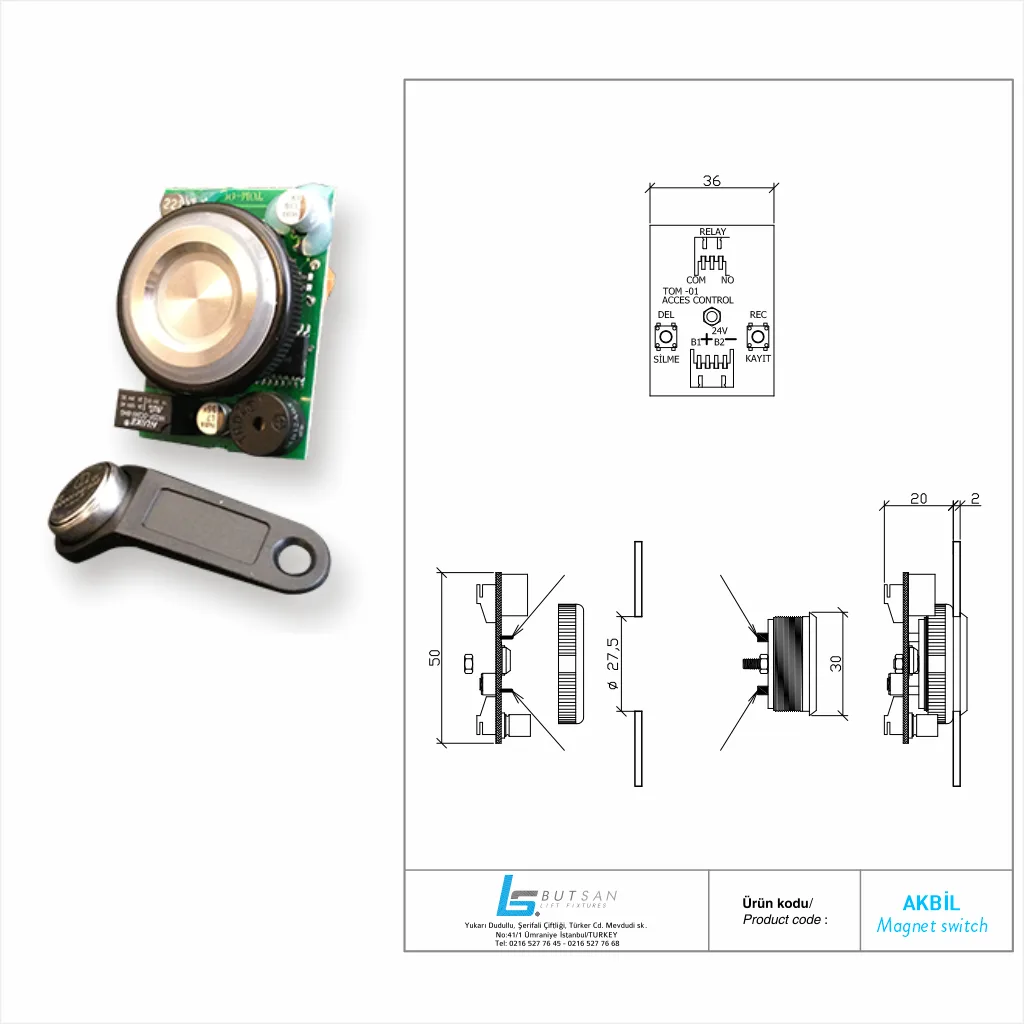 AC-BUT Elektronik Geçiş Sistemi – 2 – BUT-SAN