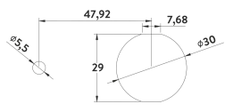 FX6 Asansör Butonu – Delik Ölçüsü
