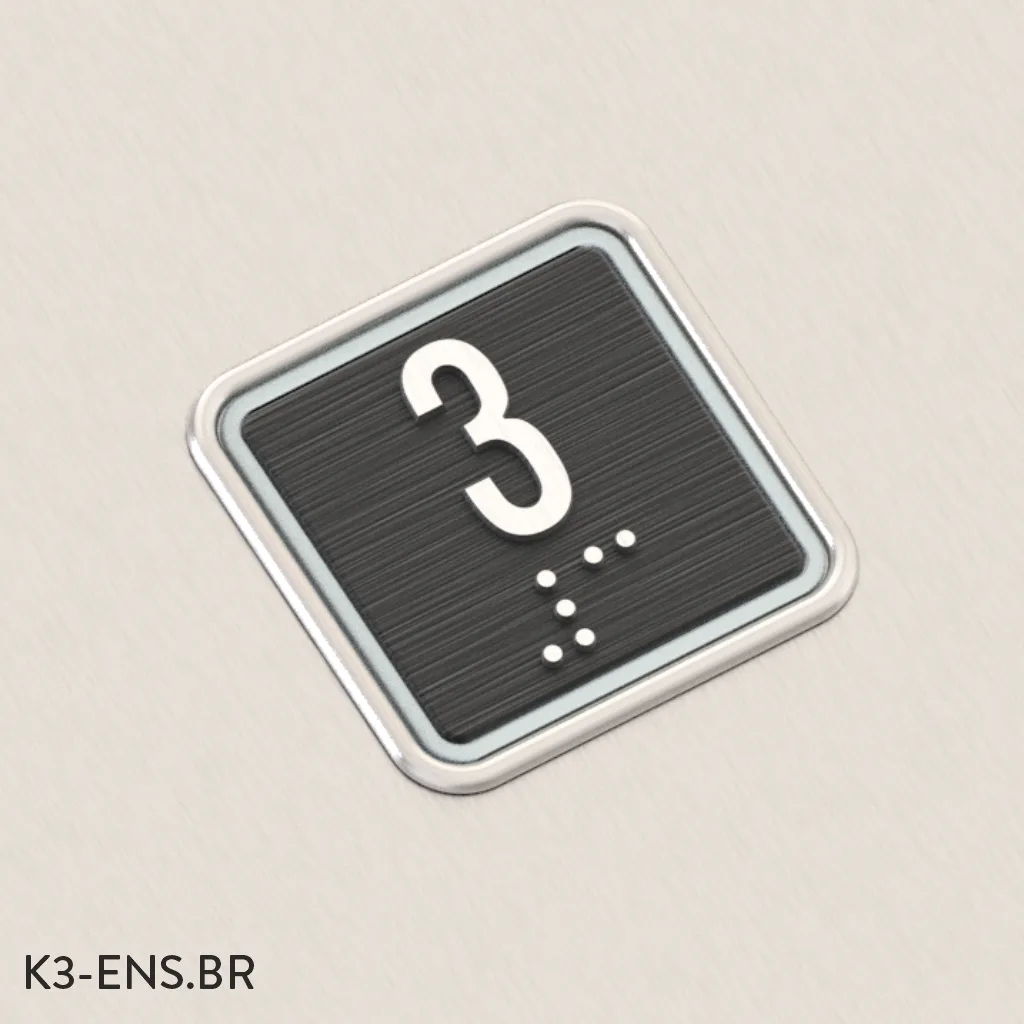 K3 Asansör Butonu – 3 – BUT-SAN
