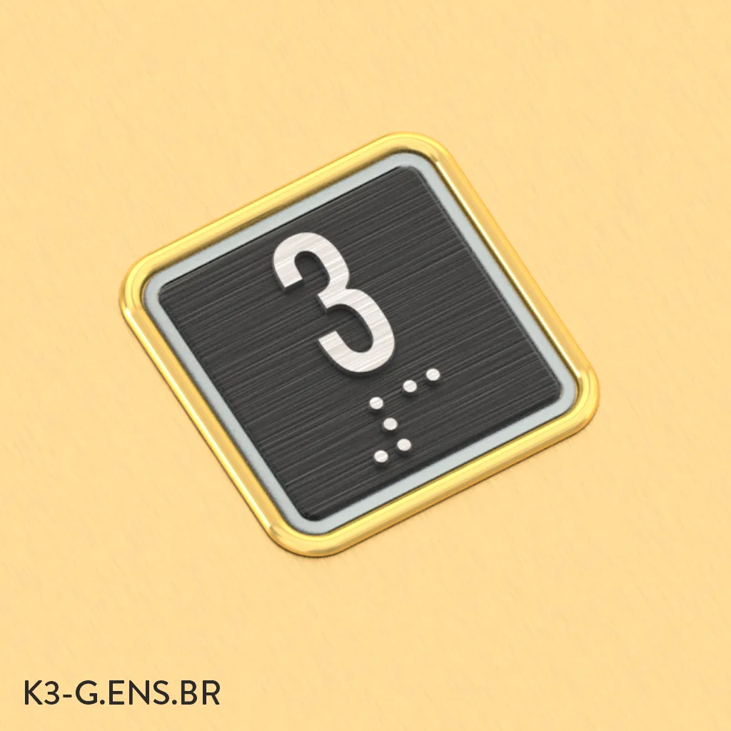 K3 Asansör Butonu – 4 – BUT-SAN