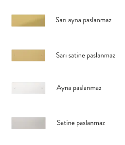 Kapıüstü Göstergeler – Renk Seçenekleri