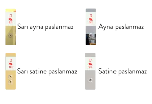Panell B Kat Kaseti – Renk Seçenekleri